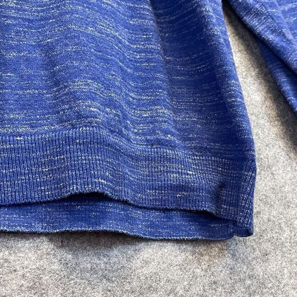 GOODTHREADS Sweater Men's 2XL Blue Space-Dyed Long Sleeve Crew Neck Pullover - Picture 14 of 15